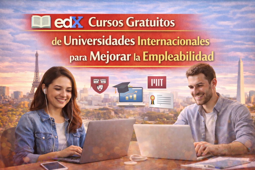 📖 edX: Cursos Gratuitos de Universidades Internacionales para Mejorar la Empleabilidad