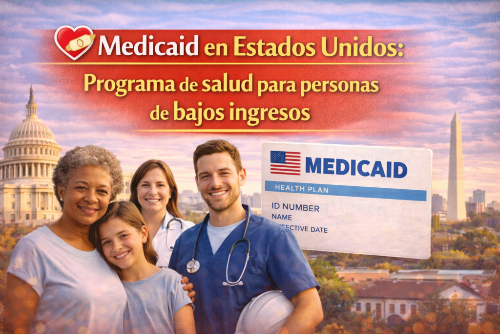 ❤️‍🩹 Medicaid en Estados Unidos: Programa de salud para personas de bajos ingresos